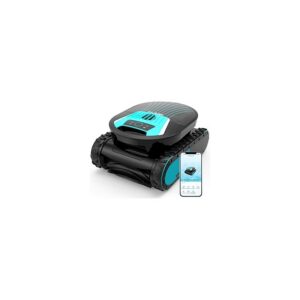 Pleco Pro Robot Piscine Nettoyage des Parois et de la Ligne deau, Aspirateur Piscine sans Fil 210 M