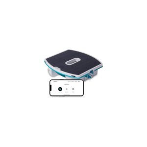 Dolphin Skimmi Robot Nettoyeur Skimmer de Piscine, Nettoie la Surface de l’Eau avec Son Panneau Sola