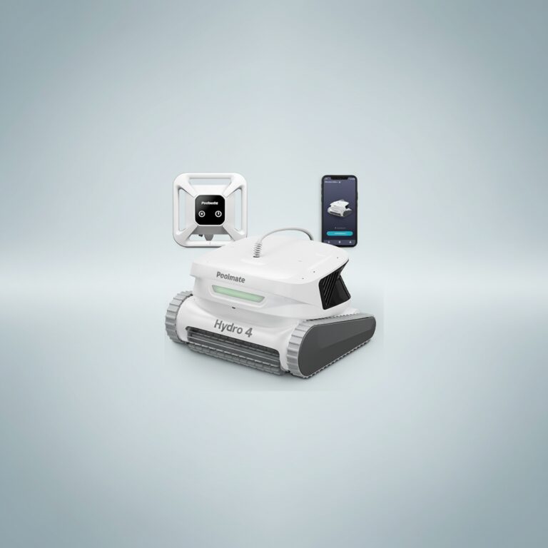 Robot Piscine Enterrée Sans Fil Poolmate Hydro 4 – Filtration Ultra-Fine – 3-4h Autonomie
