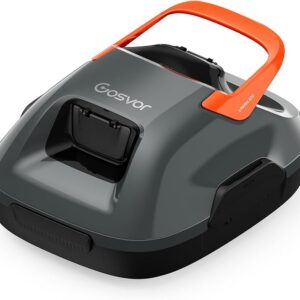 Gosvor Robot Piscine sans Fil, Aspirateur Automatique Piscine Hors Sol, 90 Min d’Autonomie, Retour A